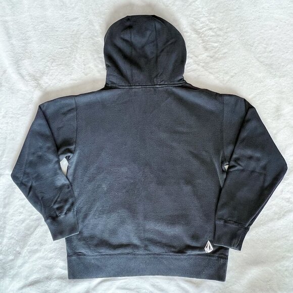 Men's Volcom Stone Graphic Sweatshirt | Hooded | Pull Over | Black | Size Small - Picture 2 of 9